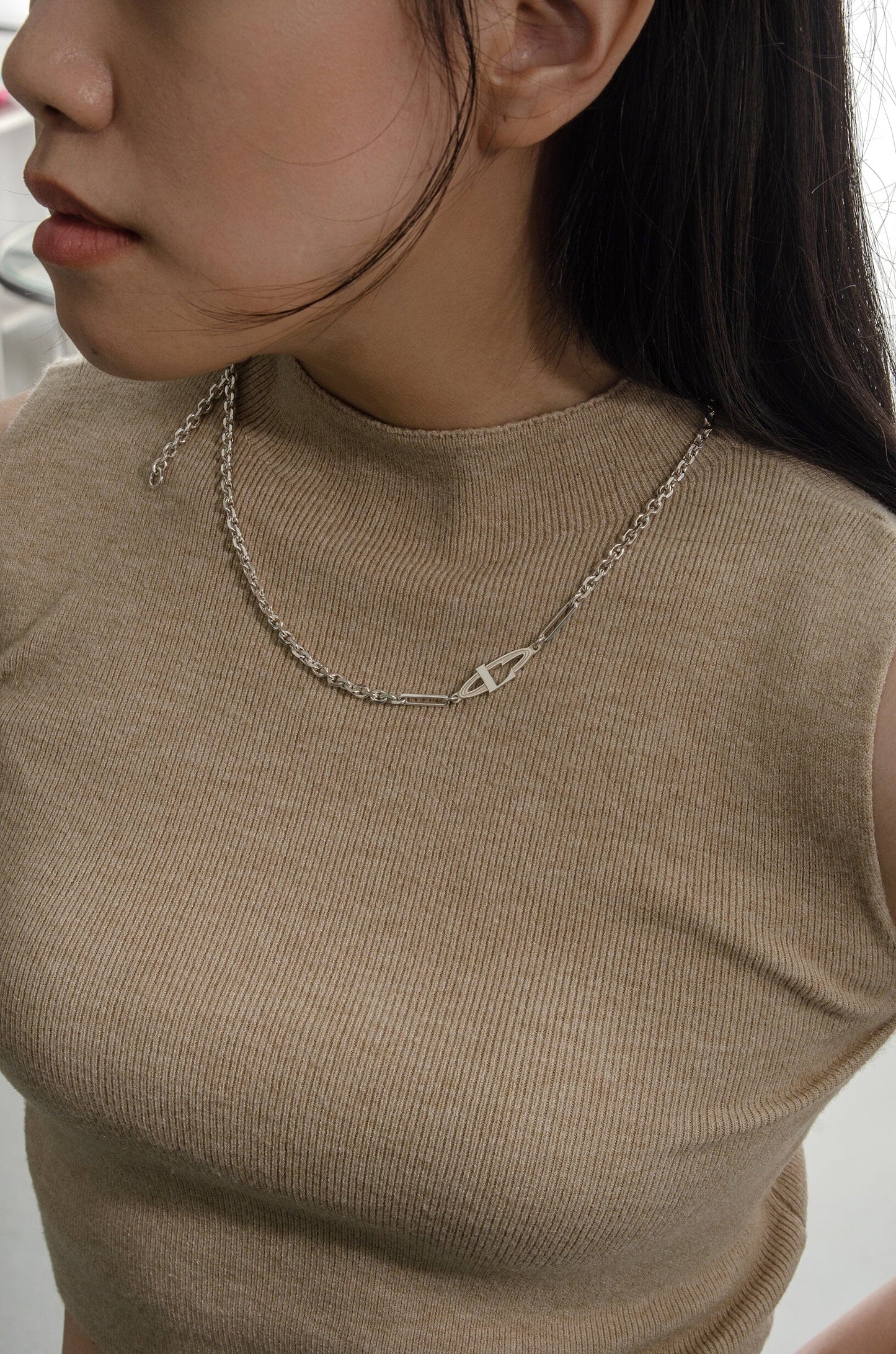 Odyssey Plaque Initial Necklace (A-Z)