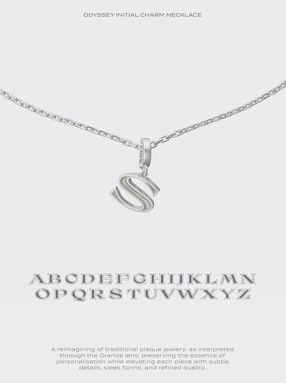 Odyssey Initial Charm Necklace