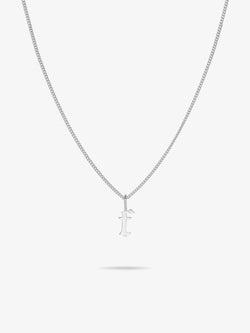 Gothic Initial Necklace