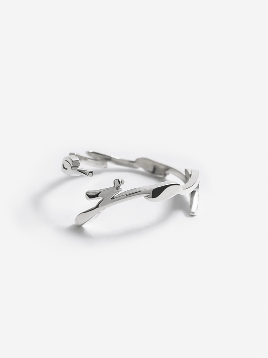 Script Band Ring