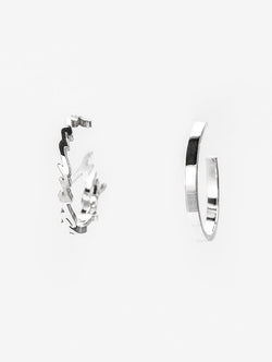 Script Hoop Earrings