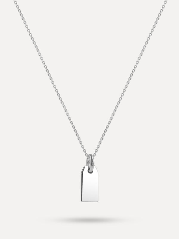 Tag Charm Necklace