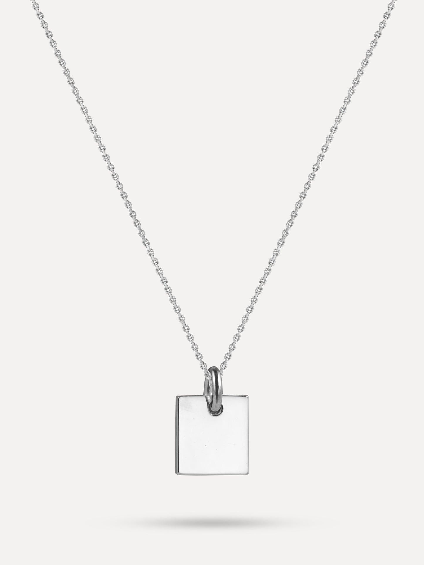 Square Charm Necklace